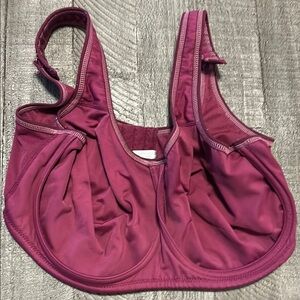 Wacaol Sports Bra in Berry Plum - Wired Comfort